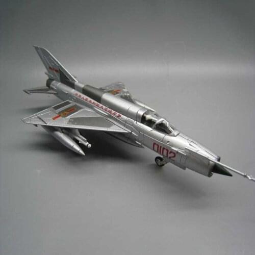 Diecast 1/72 Scale Soviet Union Russia Airforce MIG-21 China Ver J 7 Alloy Fighter Air Force Aircraft Plane Model Toy Collection