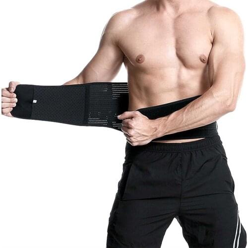 Adult running and mountaineering waist support, adjustable waist support, waist back support, sports body wrap, S / M / L / XL