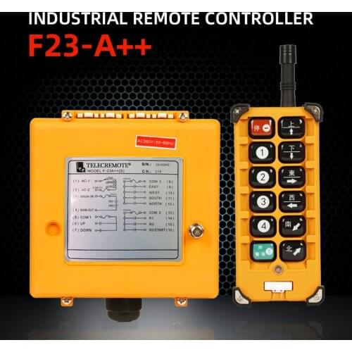 Industrial RemoteF23-A++Industrial wireless remote control switch 1 receiver + 1 transmitter control air electric hoist c