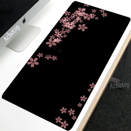 800x300 Gaming Mouse Pad RGB Kawaii Moon landscape Computer Mouse Pad Large Gaming Mousepad XL Mouse Pad Pink PC Gamer Desk Mats