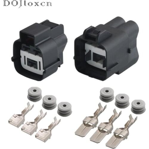 1/5/10/20 Sets 3 Pin KET Automobile Male Female Connector Electronic Fan Plug MG642292-5 For Hyundai Kia Tucson Traka Santa Fe
