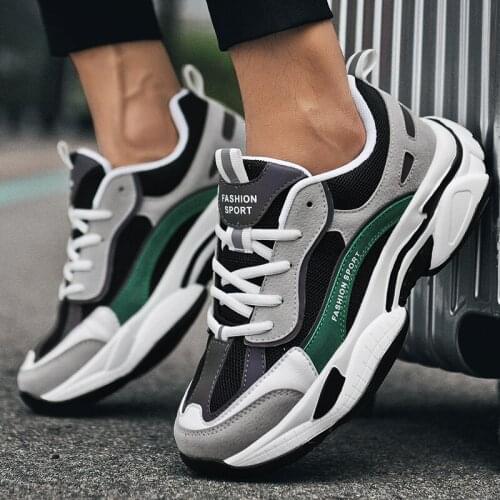 ZEEKSON Student Large Size Sports Mens Shoes Breathable Couple Unisex Casual Shoes Youth Shoes Trend Increasing Old Shoes