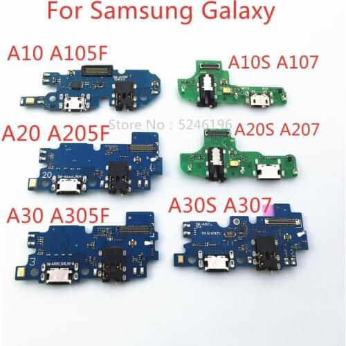 USB charging port charger base connector For Samsung A10 A20 A30 A105F A205F A305F A10S A20S A30S A107 A207 A307 Circuit boar