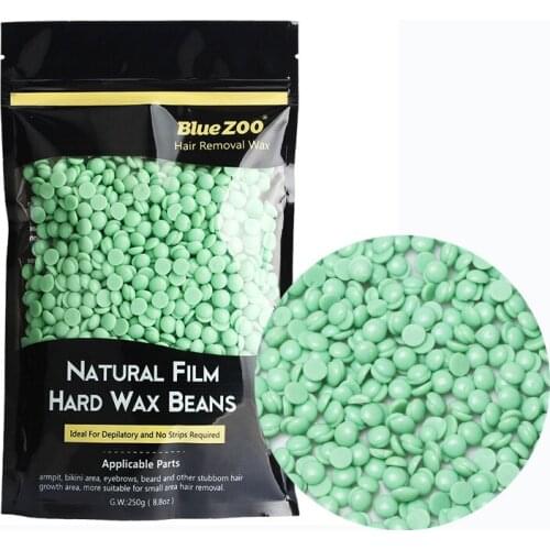 High Quality Hard Wax Beans Waxing Bikini Hair Removal Cream No Strip Depilatory Hot Film Hard Wax Pellet 250G Bean Skin Care