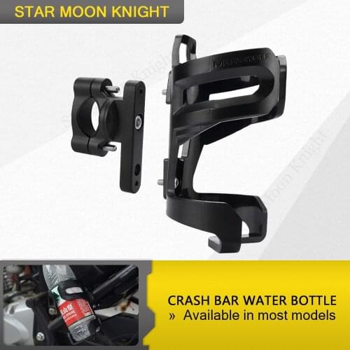 Crash Bar Water Bottle For Harley Motorbike Guard Drinking Cup Bracket Holder Motorcycle Bike Accessories