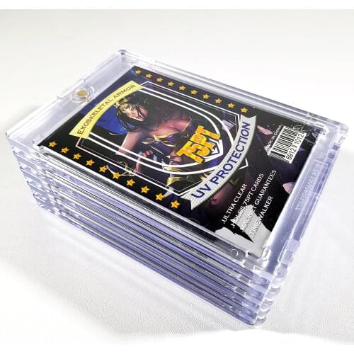 5 Pieces/Pack Original TW Cards Bricks Black Border Football Cards Holder Trading Card Brick Protector