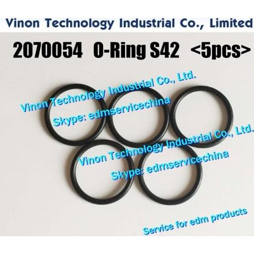 2070054 edm O-Ring Sealer S42 (price is for 5pcs/bag), sealing ring for S odick wire edm machine 433392, S42, 24.57.409