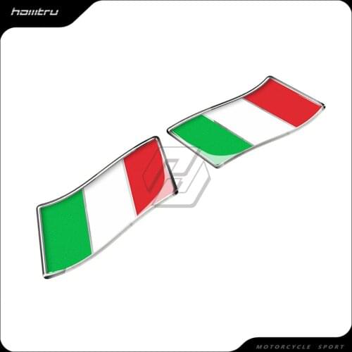 3D Italy Sticker Italia Decal Motorcycle Car Motor Bike Italian Flag Stickers