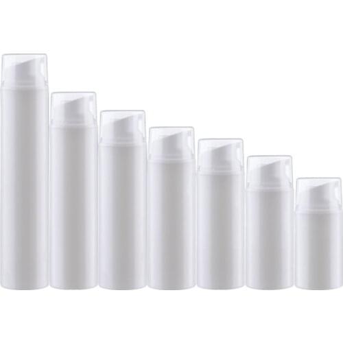 500pcs 30ml white PP airless bottle vacuum pump bottle lotion bottle used for Cosmetic Containe