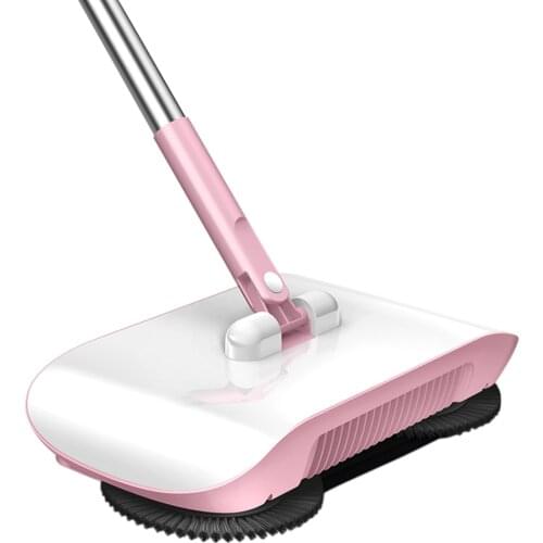 Automatic Hand Push Sweeper Magic Rotate Broom No Electric Household Cleaning Tool HFing