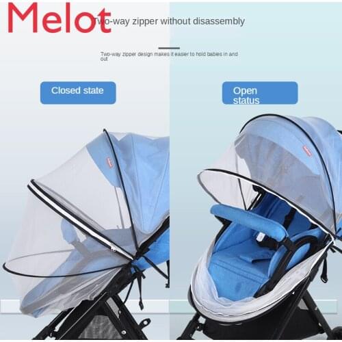 Baby Stroller Mosquito Net Complete-Type General Purpose plus Size Fortified Walk the Children Fantstic Product Anti-Mosquito