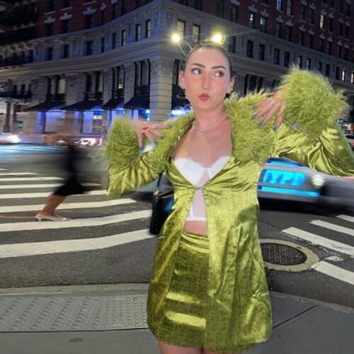 Женские куртки с мехом FUFUCAILLM China At AliExpress