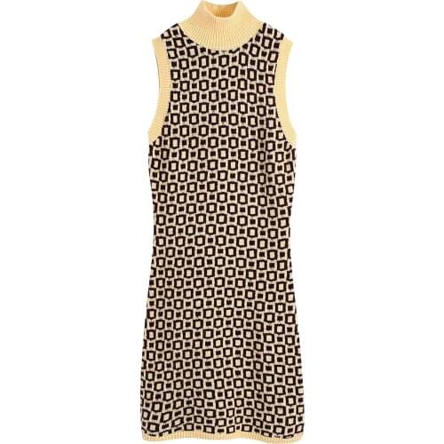 JUN WU Fashionable Knitted Dresses