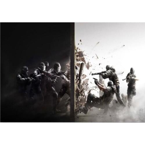 Lot style Choose Rainbow Six Siege Video Art print Silk poster Home Wall Decor