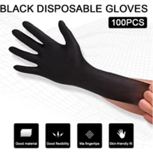 Brand Guantes Nitrilo Desechables 100 Dispossable Gloves Household Used Repeatedly Non-allergenic Cleaning Gloves Cleaning Tools