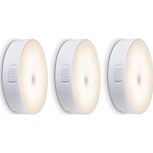 Rechargeable Motion Sensor Light ,Under Cabinet Lighting,Stick Anywhere,Night Lighting for Bedroom,Bathroom,Kitchen