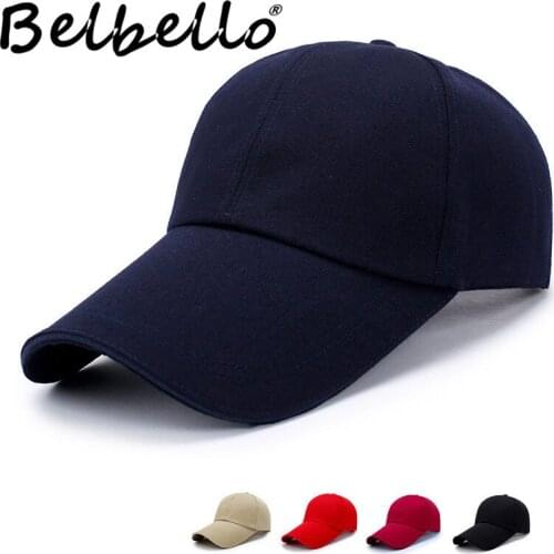 Belbello Advertising campaign for men and womens baseball caps Sunshade hat sandwich hat with extended eaves outdoors