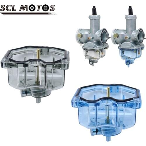 SCL MOTOS New 1PC Clear Transparent PZ Carburetor Float Chamber Bowl Comp Oil Cup For PZ26/27/30/32