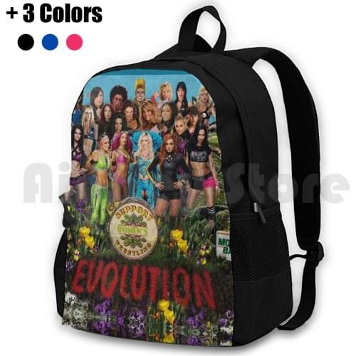Sgt Peppers Women Wrestling Outdoor Hiking Backpack Riding Climbing Sports Bag Wrestling Lynch Bayley Sasha Banks Charlotte