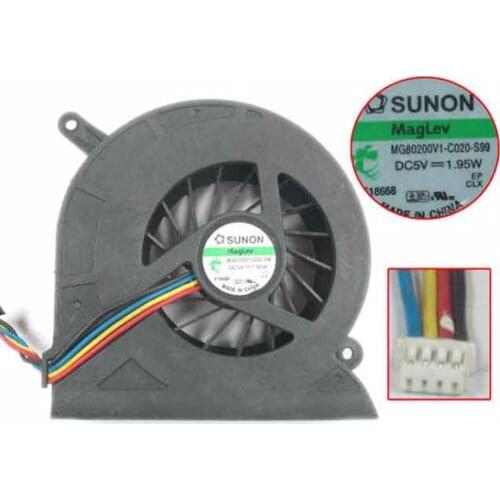 SUNON MG80200V1-C020-S99 DC 5V 1.95W 4 wire Server Cooling Fan