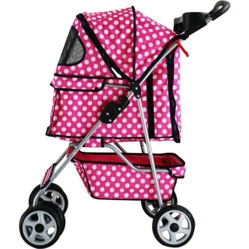 Dog Stroller Pet Light Folding Cart Cat Small Large Out