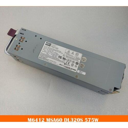 High quality power supply for M6412 MSA60 DL320S HSTNS-PL09 405914-001 398713-001 575W fully tested