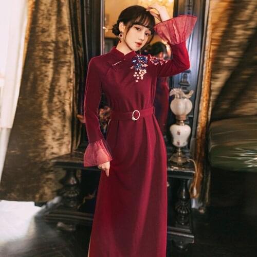 2019 new fashion womens clothing Autumn and winter dress dresses party dress