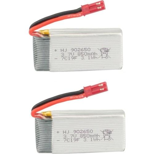 3.7V 850mah 902650 New for Skytech TK110HW for Syma X56 X56W X54HC X54HW RC quadcopter Spare Parts 3.7V battery 2pcs/Sets