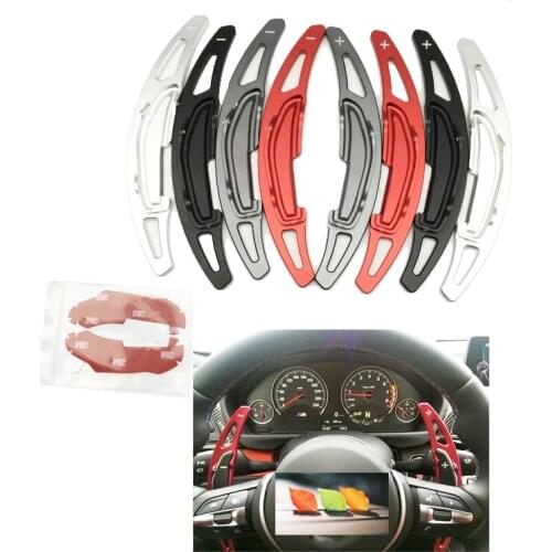 Car-styling 1pair car styling Aluminum Steering Wheel Shift Paddle fit for BMW M2 M3 M4 M5 M6 X5M X6M auto Car Accessories