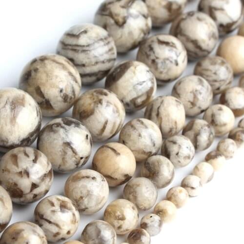 Natural Feldspar Gemstone Beads Round Loose For Jewelry Making DIY Bracelet Necklace Women Earrings Size 4 6 8 10 12mm 15 inches