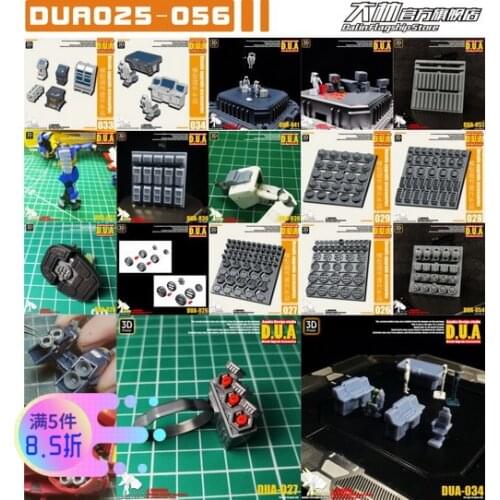 DUA Gundam Detail Modification Parts Set Active axis Heat sink Outer armor Details Upgrade Accessories Action figure Toys