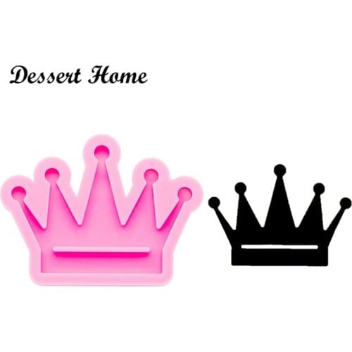 DY0306 Bright Crown Mold Resin Craft, Silicone Mould for Epoxy Resin, Keychain Molds, DIY Resin jewellery making