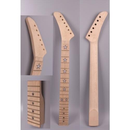 Electric guitar neck Banana Style Reversed headstock 22 fret 25.5'' Guitar