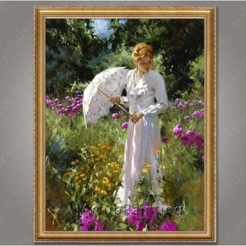 Spanish Flamenco Dancer painting latina woman Oil painting on canvas hight Quality Hand-painted Painting latina 35