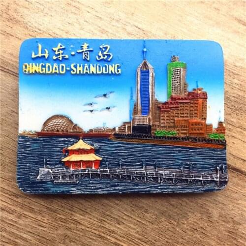 China Fridge Magnet Shangdong Qingdao Tourist Souvenirs Decorative Crafts Gift Idea