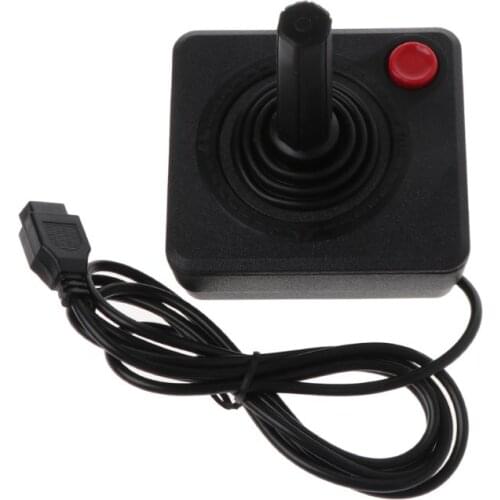 Retro Classic Controller Gamepad Joystick For Atari 2600 Game Rocker With 4-Way Lever And Single Action Button