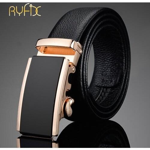 Fashion Designers Men Automatic Metal Buckle Genuine Leather luxury Belts Business Male Belts for Men Ceinture Homme NS47