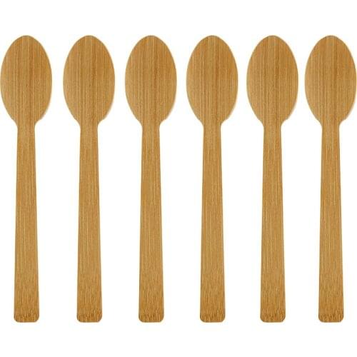 Disposable Bamboo Spoon Fork Knife Set Bamboo Wood Flatware Cutlery Set Party Restaurant Wedding Dinnerware Single-use Cutlery