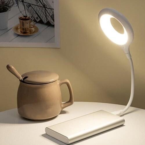 New Portable Table Lamp USB Socket Freely Foldable LED Light No Flicker Soft Light Saving Energy Eye Protection Away From Myopia