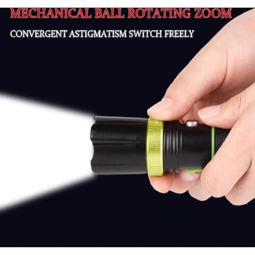 Outdoor flashlight knife strong light flashlight rechargeable long range camping survival flashlight with safety hammer