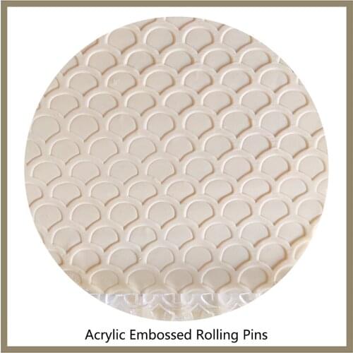 Embossed Sugarcraft Cake Roller Snow Shape Cake Decorating Fondant Rolling Pins