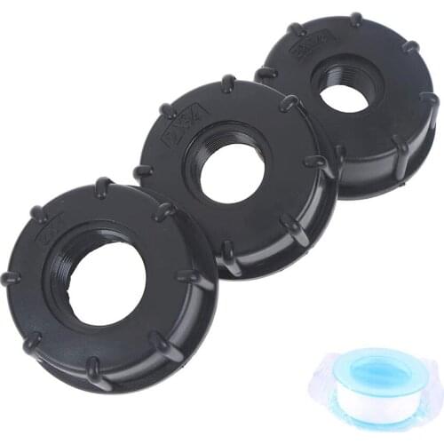 1Set 1/2" 3/4" Female Thread IBCAdapter Water Tap Connectors Valve Replacement Fittings Garden Irrigation Connection Tools