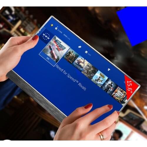 15.6 Inch Super Thin IPS Touch Screen For PS3 PS4 XBOX Car Use Portable Monitor For PC Laptop 1920 * 1080P HD LCD Screen
