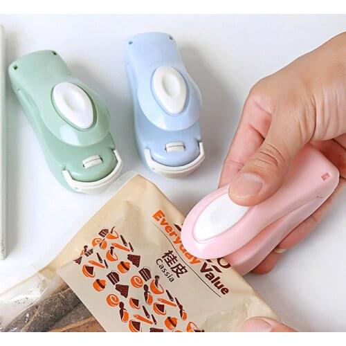 1PC Heat Sealing Machine Portable Mini Plastic Package Storage Bag Sealer Food Preservation Storage Capper Kitchen Accessories