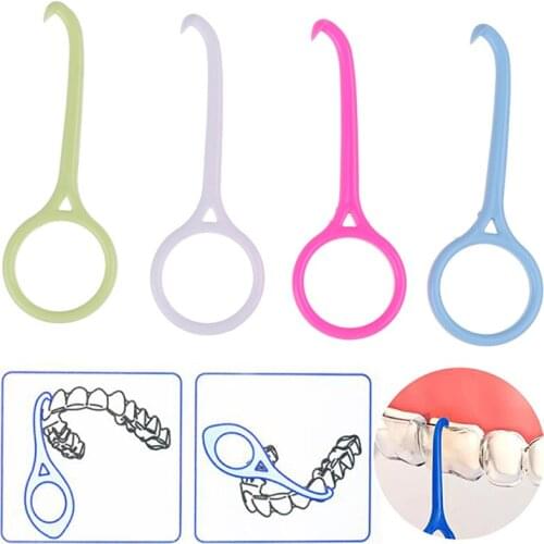 1PCS Plastic Hook Dental Removal Tool Nice Orthodontic Aligner Remove Invisible Removable Braces Clear Aligner Oral Care