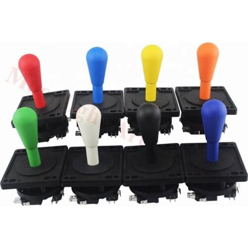 2Pcs/Lot New Competition American happ Style Bat top Arcade Nylon Joystick 8 ways for Arcade parts Game Machine Accessory