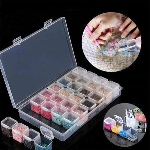 5D Diamond Painting Tools and Accessories Kits Diamond Embroidery Storage Box for Diamond Art Adults or Kids