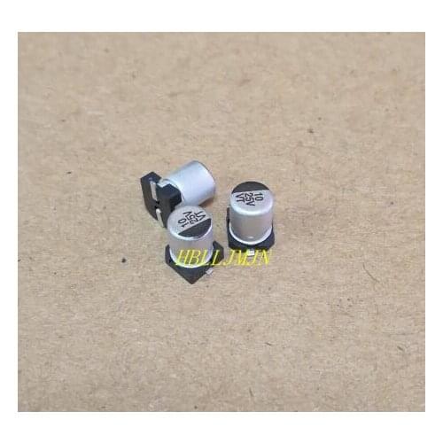 50pcs 25V10UF 25V 10UF 4X5MM 4*5MM SMD Aluminum Electrolytic Capacitor