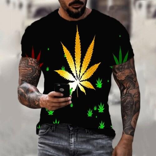 All New Natural Grass Cool Bright Green Leaves 3d Printing Short-sleeved Cool Top Unisex Shirt Summer Fashion T-shirt Clothing