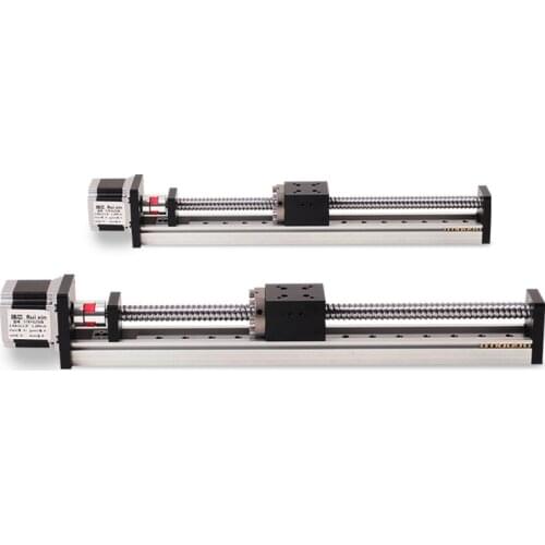 CNC Linear Guide Stage Rail Motion Slide Table Ball Screw Actuator Nema 23 Motor Module for 3d Printer Parts XYZ Robotic Arm Kit